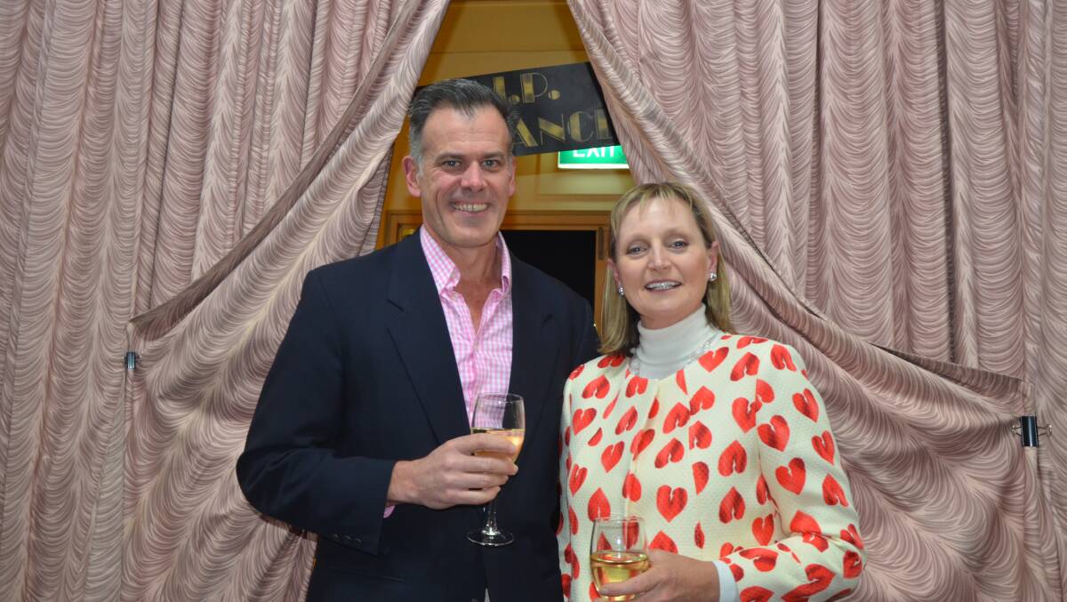 LOOKING GOOD: Iain and Caroline Hayes at Scone Filmfest 2016 on Saturday night.
