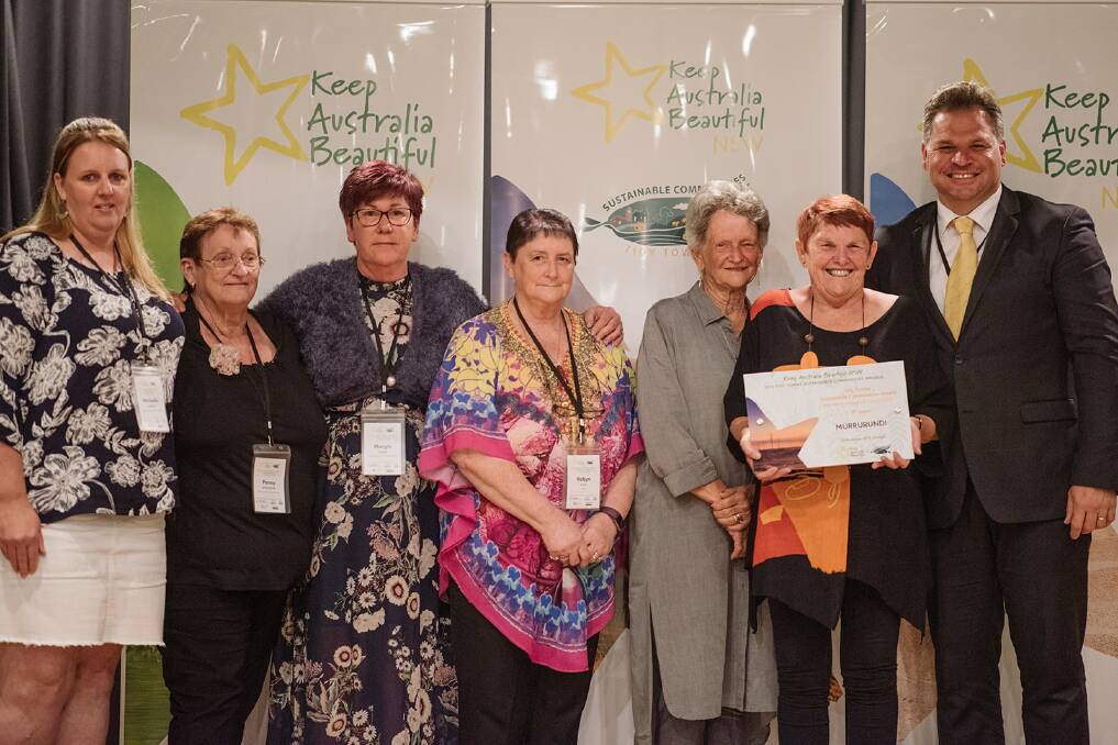 TIDY TOWN: Michelle Edmonds, Penny McNaughton, Margie Cooper, Robyn Orman, Janene Nolan and Lynne Mahony attended the event to accept the awards. Photo: Paul Benjamin.