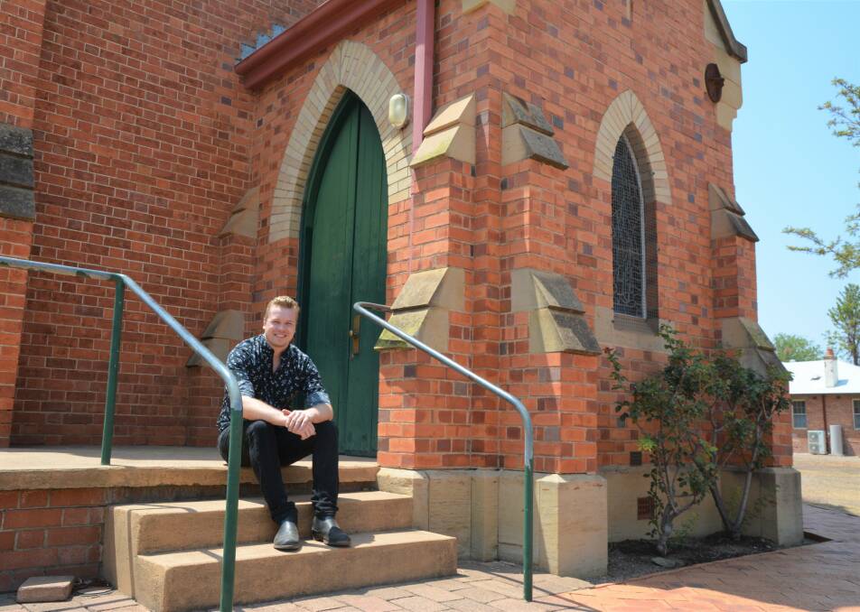 WELCOME: Jesse Baker, from Camden Haven, is the new minister in charge at Scone Anglican Church. 