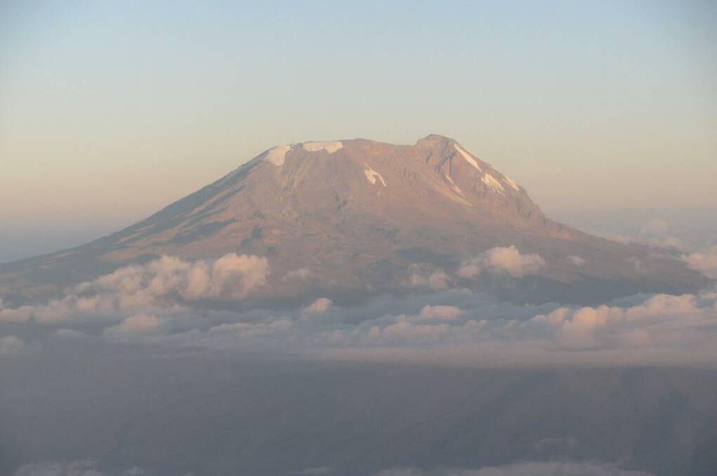 Mt Kilimanjaro in Tanzania – the highest mountain in Africa.