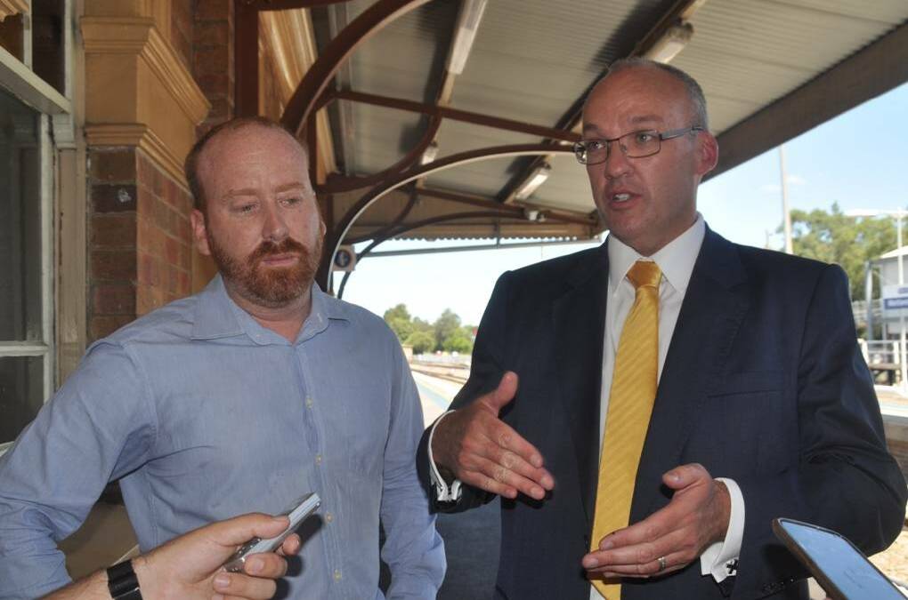 CHALLENGE: NSW Opposition Leader Luke Foley today announced Martin Rush as the Country Labor candidate for Upper Hunter in next year's state election. 