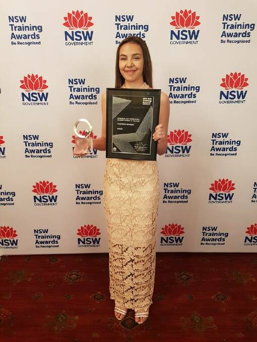 CONGRATULATIONS: Tarnisha Winsor was awarded the 2018 NSW Aboriginal and Torres Strait Islander student of the Year. Photo: Supplied