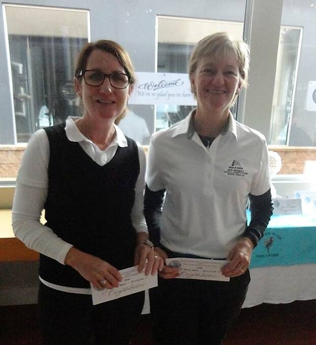 Jo Brown and Lyn Banks (Scone) Hunter River District Golf Association Division 1 Foursomes nett Champions 2018.