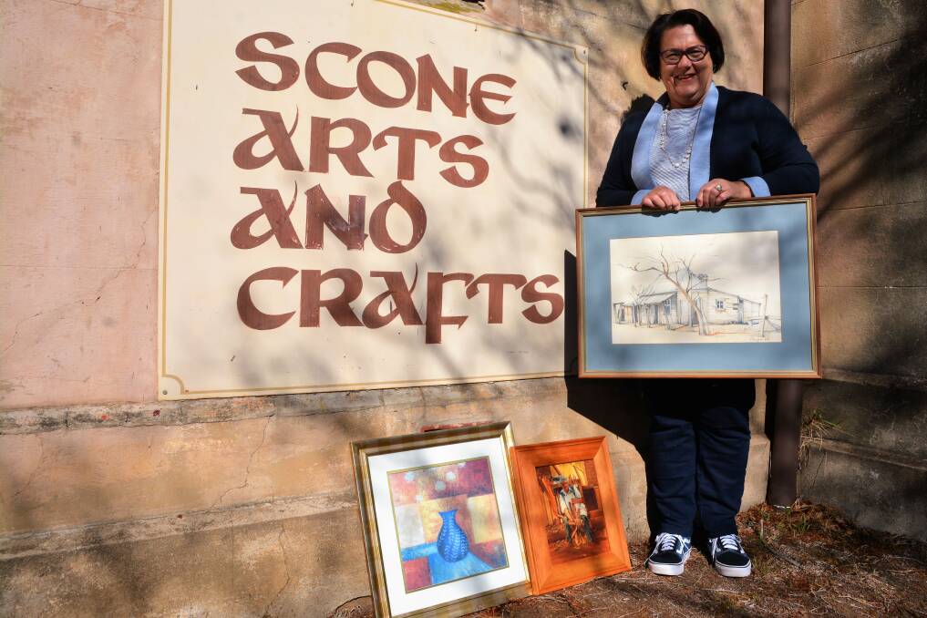 The Rotary Club of Scone's Lindy Hunt is inviting the community to donate their pre-loved art this month. 