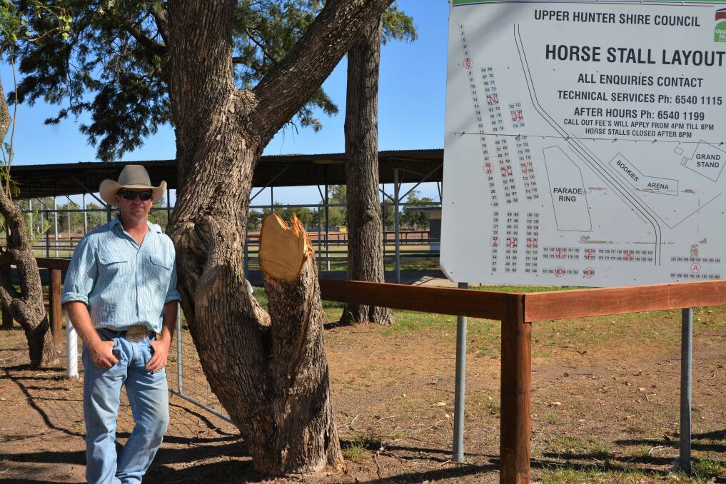Scone Charity Rodeo president Jade Smith at the event’s site White Park which is currently being redeveloped.