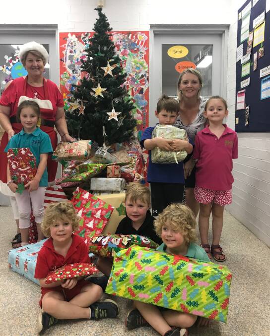 GIFT OF GIVING: The children from Scone & District Pre School were very happy to share gifts for the Scone Neighbourhood Resource Centre's Christmas program.