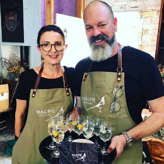 TREE CHANGE: Former Sydney-siders, Nikki and Geoff Drummond, now call Murrurundi home and it is here that they have launched Magpie Distilling, a craft distillery nestled in the Upper Hunter. 