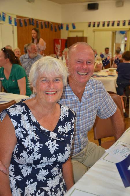 2018 Upper Hunter Shire, and Merriwa, Citizen of the Year Linda Gant and husband Ivan at the ceremony in Merriwa.