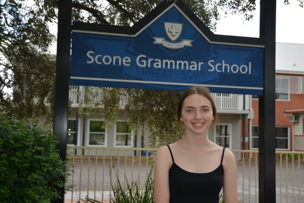 HIGH ACHIEVER: Chloe Flanagan was Scone Grammar School's highest achiever in the 2018 HSC, named in the NSW Distinguished Achievers list.