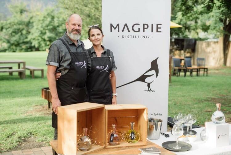 AWARD WINNING GIN: Boutique gin makers Geoff and Nikki Drummond made the transition from corporate Sydney life to rural Murrurundi just over three years ago. Photo: Supplied