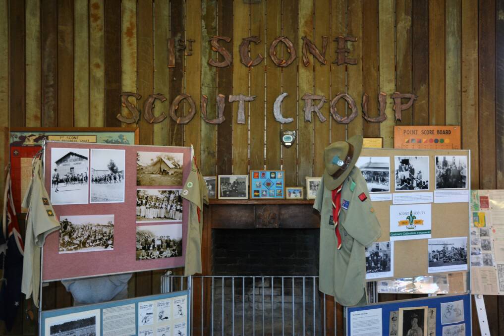 MEMORABILIA: The Scone Scout hall was decorated with past and present scouting memorabilia on Saturday September 9.