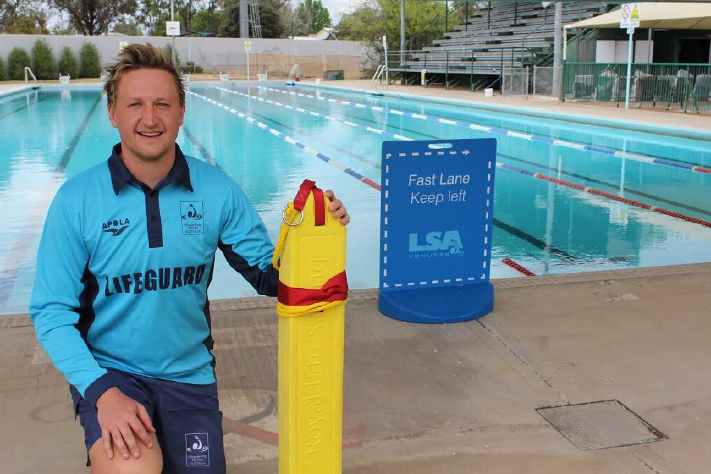 EXTENDED HOURS: Manager of the pools in Merriwa, Murrurundi and Scone, Will Groth of Lifeguarding Services Australia.