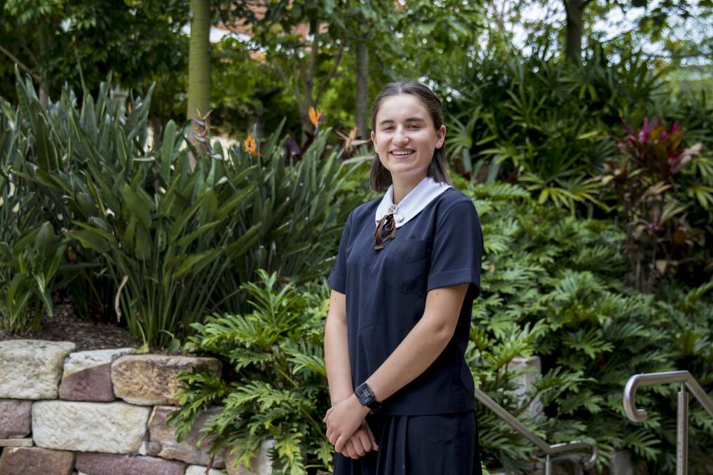 SCHOOL LEADER: Gabriella Sedgwick is honoured to have been announced as 2019 boarding house captain at Brisbane’s St Margaret’s Anglican Girls School.