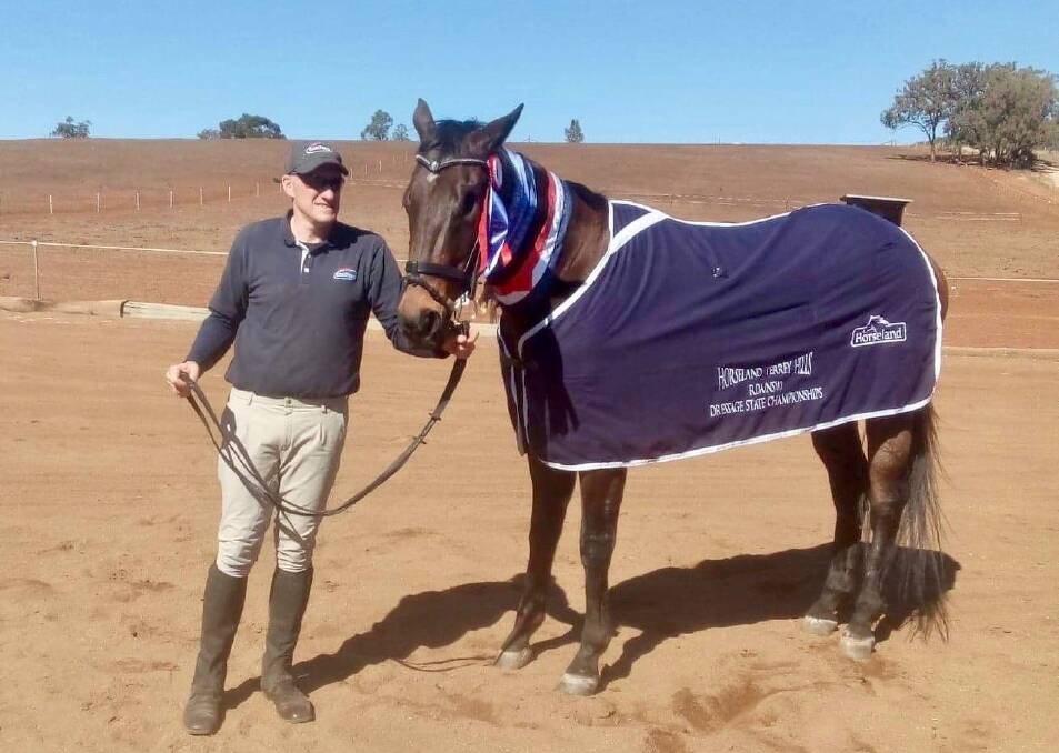 DYNAMIC DUO: Scone's Andrew Driffield with his horse Toolbag who has overcome many challenges over the past few years. 