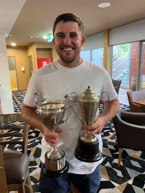 Matt O'Donnell Club Champion and nett winner.