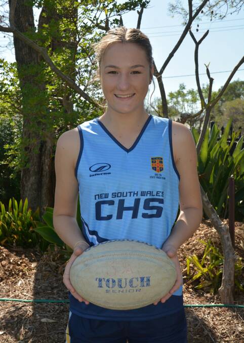 TOUCH TALENT: Talented young sporting star Tyla Brown from Scone will play in the NSW under-15s side at the School Sport Australia Touch Football Championships from Monday.