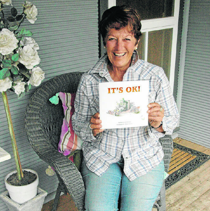 Brenda Ogilvie raising awareness and funds for children with rare illnesses with the book ‘It’s Ok!’ in 2013.