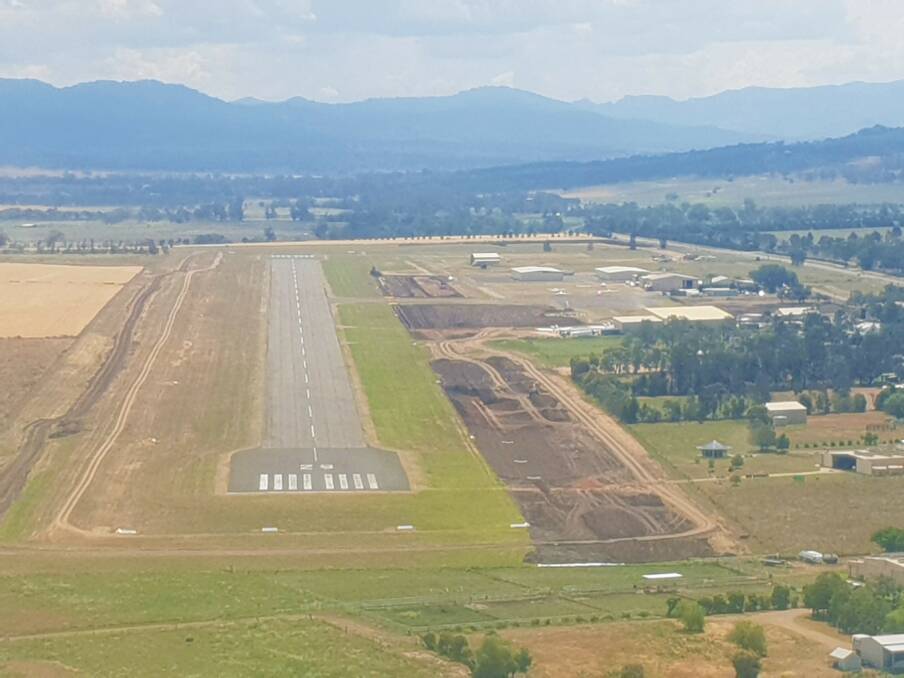 Airspeed Aviation's Ben Wyndham says more than 20 specialist technical jobs at Scone Airport are at risk due to next week's planned runway shutdown. Photo: Supplied 