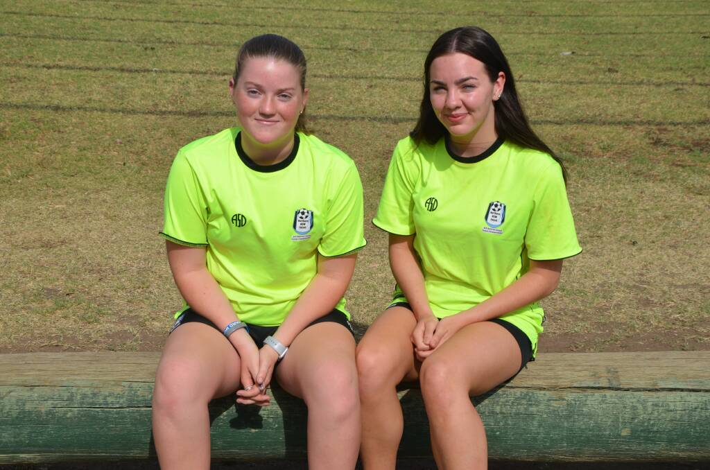 STAR DUO: Ilisa Whitehead and Sarah Whitley will travel to Italy to show off their futsal skills.