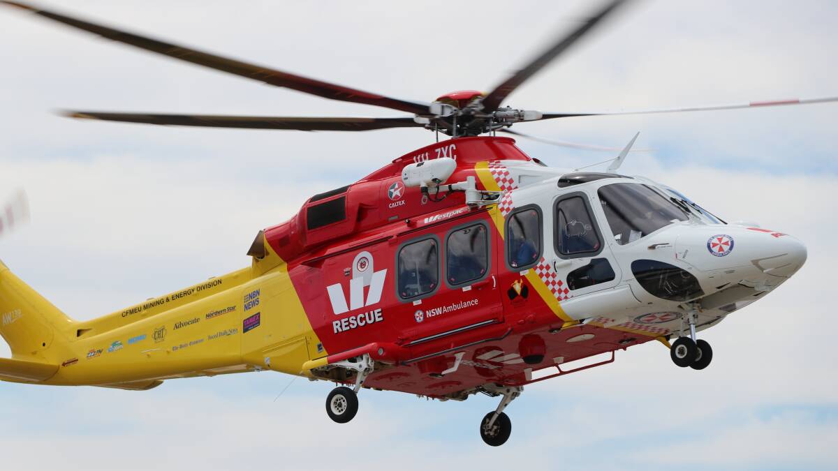 Rescue helicopter tasked to Scone