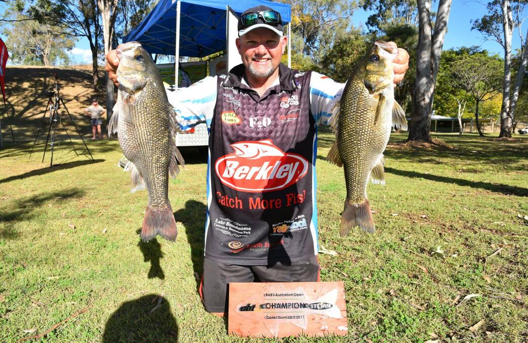 GREAT CATCH: Matthew Mott reeled in the winnings at last year's competition. Photo Credit: Australian Bass Tournaments.
