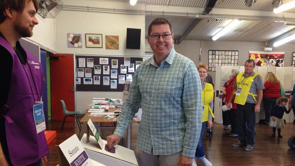 Pictures by Perry Duffin, Simone De Peak, Max Mason-Hubers and shared via the #huntervotes hashtag. 