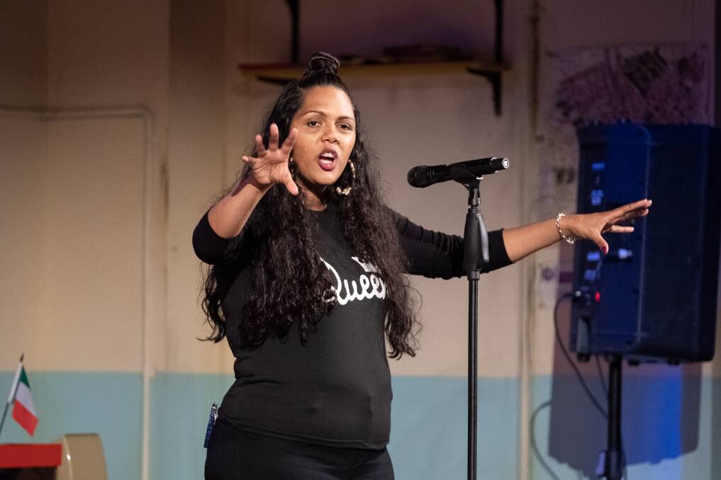 CREATIVE: Melanie Mununggurr-Williams was crowned the first ever indigenous Australian Poetry Slam champion in 2018.