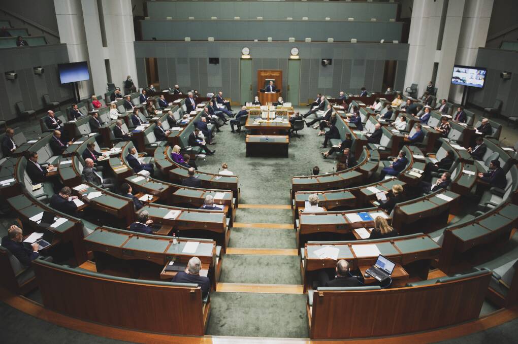 Question Time at the House of Representatives at Parliament House, Canberra. Picture: Dion Georgopoulos