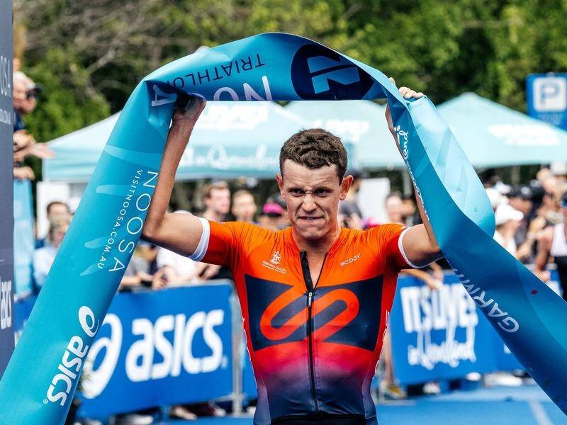Australia's Luke Willian dominated at triathlon's World Cup event in Wollongong. (HANDOUT/THE IRONMAN GROUP)