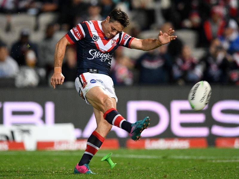 Cooper Cronk booted four goals from four attempts during the Roosters' 34-12 defeat of the Dragons.