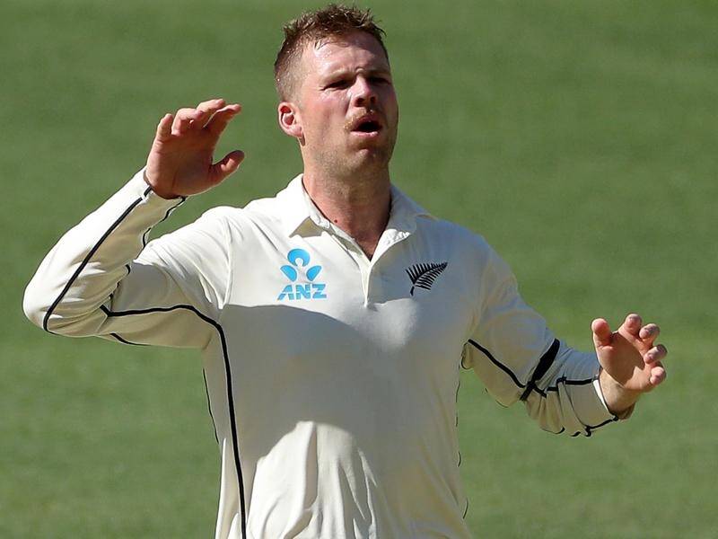 New Zealand's Lockie Ferguson has suffered a suspected strain in his right calf in the first Test.
