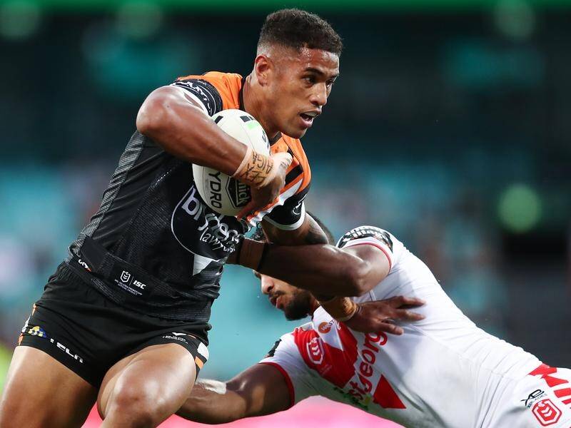 Michael Chee Kam scored six tries in 22 NRL games last season for Wests Tigers.