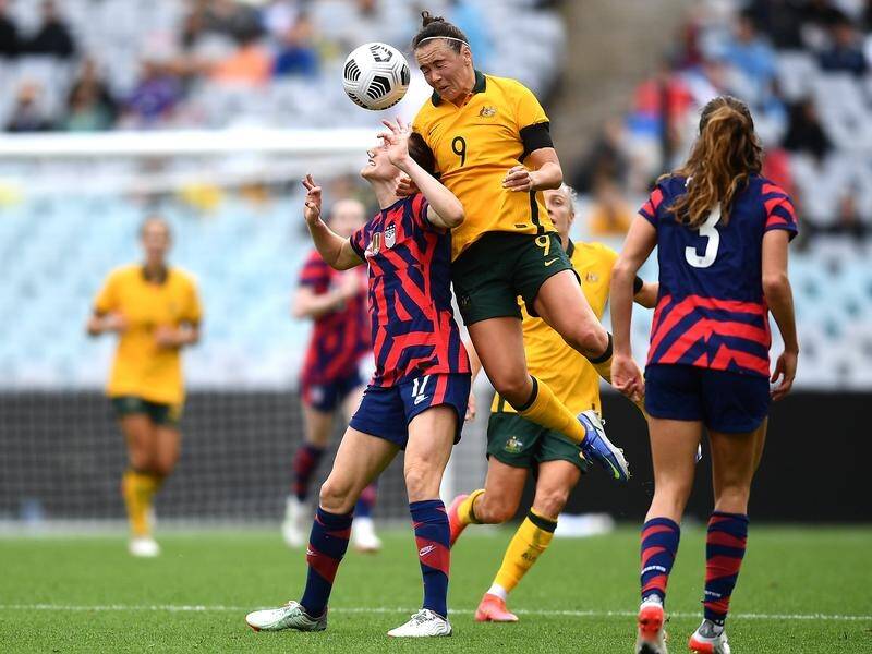 Caitlin Foord says the Matildasl have a point to prove in their next friendly against the USA.