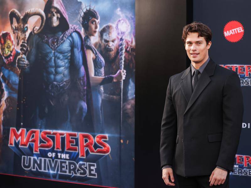 Nicholas Galitzine stars as He-Man in the upcoming Masters of the Universe reboot. Photo: AP PHOTO Nicholas Galitzine stars as He-Man in the upcoming Masters of the Universe reboot. Photo: AP PHOTO