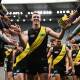 Richmond have locked away their place in the AFL finals, moving to seventh on the premiership table. (Joel Carrett/AAP PHOTOS)