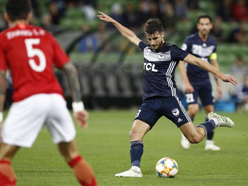 Terry Antonis was Melbourne Victory's best in their ACL home meeting with Guangzhou Evergrande.