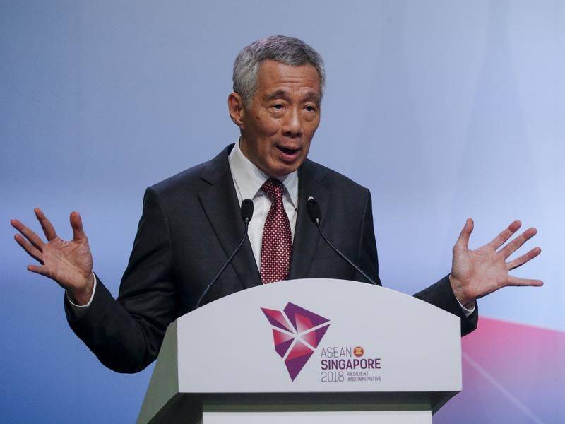 Singapore Prime Minister Lee Hsien Loong says its economy has been badly hit by coronavirus impact.