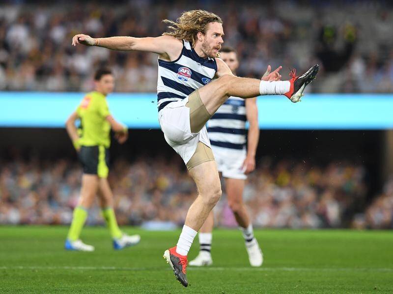 Cameron Guthrie has capped off a stellar year by winning the Cats' best and fairest award.