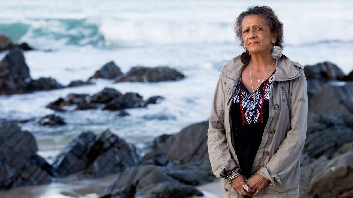 Lorraine Williams, on Pebbly Beach, Forster, which she describes as her healing place. Picture: Ryan Osland