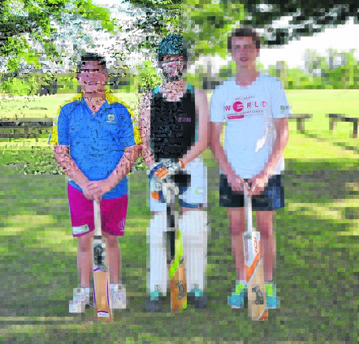 Aberdeen Junior Cricket Club representatives Jake Duffin, Edan Tickle and Nathan Connor will visit the West Indies and USA on a Junior Cricket Tour next year. 
