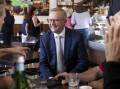 Opposition Leader Anthony Albanese visits a cafe on the campaign trail in Western Australia. Picture: Getty Images