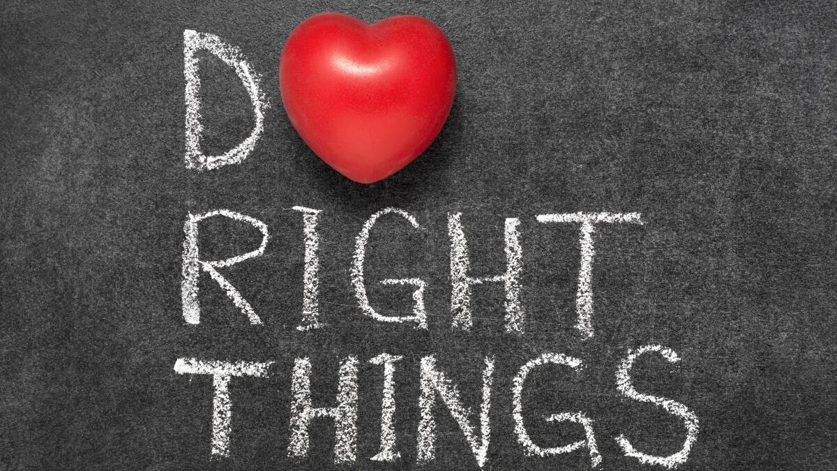 Mind Matters | Doing the right thing creates a better world