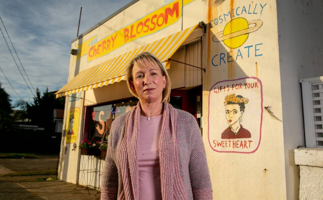 Christine Zaranko's business Cherry Blossom in Narrabeen has been hard hit by the COVID lockdowns. Photo: Geoff Jones